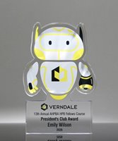 Picture of Acrylic Robot Paperweight Trophy