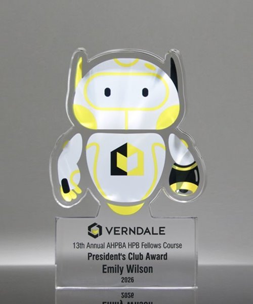 Picture of Acrylic Robot Paperweight Trophy