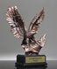 Picture of Bronze Eagle Trophy With American Flag