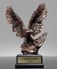 Picture of Bronze Eagle Trophy With American Flag