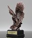 Picture of Bronze Eagle Trophy With American Flag