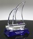 Picture of Faceted Sailboat Crystal Award