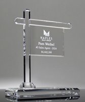 Picture of Crystal Real Estate Sign Award