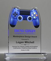 Picture of Acrylic Video Game Controller Award