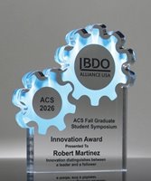 Picture of Connected Gears Acrylic Block Trophy