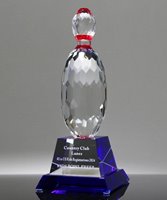 Picture of Crystal Bowling Pin Trophy