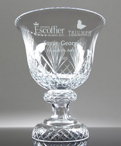 Picture of Durham Footed Bowl Cut-Crystal Trophy