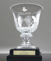 Picture of Durham Footed Bowl Cut-Crystal Trophy on Base