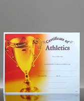 Picture of Photo-Image Certificate of Athletics