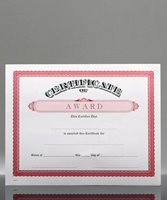 Picture of Certificate of Award