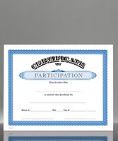 Picture of Parchtone Certificate of Participation