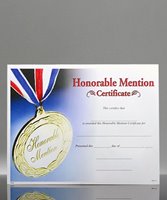 Picture of Photo-Image Certificate of Honorable Mention