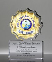 Picture of Acrylic Badge Trophy